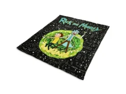 RICK & MORTY PORTAL COZY BLANKET Coperta NERDY BY NATURE