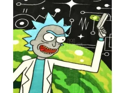 RICK & MORTY PORTAL COZY BLANKET Coperta NERDY BY NATURE