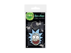 Rick E Morty Rubber Portachiavi Rick Crazy Smile 6 Cm Pyramid International