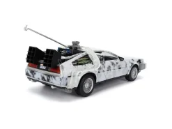 Ritorno Al Futuro Diecast Model 1/24 Macchina Del Tempo Frost Jada Toys