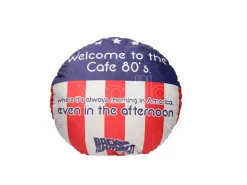 Ritorno Al Futuro 80's Cafe Round Cuscino Cuscino Sd Toys