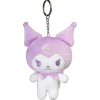 Sanrio Peluche Portachiavi Kuromi Kawaii 12 Cm Sakami Merchandise