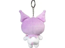 Sanrio Peluche Portachiavi Kuromi Kawaii 12 Cm Sakami Merchandise