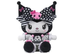 Sanrio Pink Black Party Series Peluche Figura Kuromi 17 Cm Sakami Merchandise