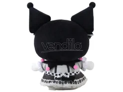 Sanrio Pink Black Party Series Peluche Figura Kuromi 17 Cm Sakami Merchandise