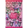 Sanrio Pink Black Party Series Sticker Pack Kuromi & My Melody Sakami Merchandise