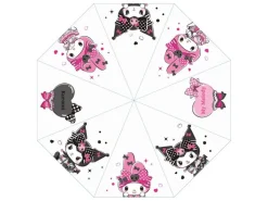 Sanrio Pink Black Party Series Ombrello Kuromi & My Melody Transparent Sakami Merchandise