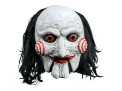 Saw Latex Mask Billy Puppet Moving Mouth Trick Or Treat Studios