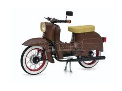 SCHUCO SH450663600 SIMSON KR51/1 CUSTOM II BROWN 1:10 Modellino