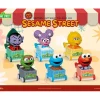 Sesame Street Pull Back Cars Shopping Cart Blind Box  5 Cm Beast Kingdom Toys