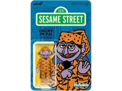Sesame Street Reaction Action Figura Wave 06 Count Von Count (pjs) 10 Cm Super7