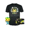 Set Figura Pop & Tee Dc Comics Batman Joker Esclusiva Funko