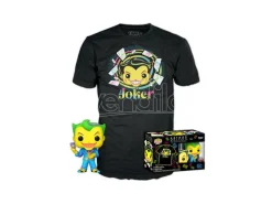 Set Figura Pop & Tee Dc Comics Batman Joker Esclusiva Funko