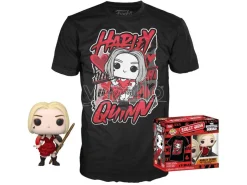 Set Figura Pop & Tee Dc Comics Escuadron Suicida Harley Quinn tg L Funko