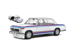 SOLIDO SL1808602 BMW 2002tii TURBO 1971 WHITE 1:18 Modellino