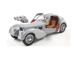 SOLIDO SL1802106 BUGATTI ATLANTIC TYPE 57 SC1937 MATT SILVER 1:18 Modellino