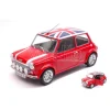 Solido Sl1800604 Mini Cooper Sport 1997 Red + Bandiera 1:18 Modellino