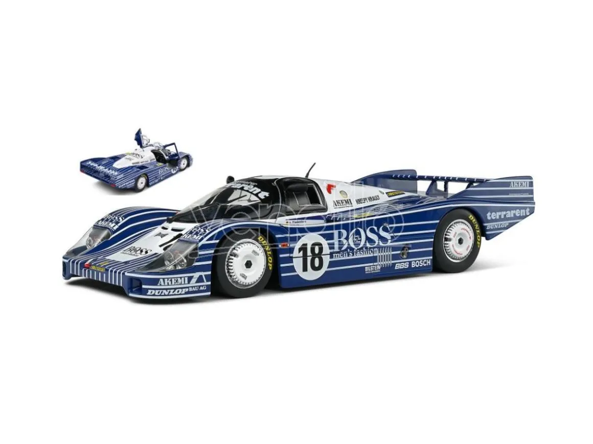 SOLIDO SL1805507 PORSCHE 956L 2.6L N.18 LE MANS 1983 LAESSING-PLANKENHORN-WILSON 1:18 Modellino