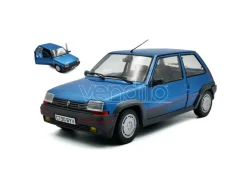 SOLIDO SL1810004 RENAULT R5 GT TURBO MK1 1985 ALPINE BLUE 1:18 Modellino