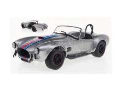 SOLIDO SL1804913 SHELBY COBRA 427 MKIISOLIDO WORKS M 1965 RACING SILVER 1:18 Modellino