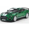 SOLIDO SL4311511 SHELBY MUSTANG GT500 2020ERUPTION GREEN METALLICW/WHITE STRIPES 1:43 Modellino