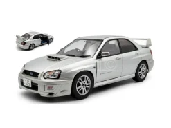 SOLIDO SL1812303 SUBARU IMPREZA WRX STIPREMIUM 2003 SILVER EFFECT 1:18 Modellino