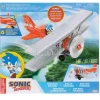 Sonic - The Hedgehog Mini Figura Playset Biplane 6 Cm Jakks Pacific