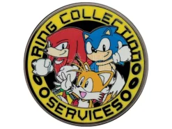 Sonic - The Hedgehog Spilla Badge Sonic, Tails, Knuckles Edizione Limitata Fanattik