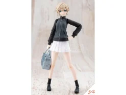 Sousai Shojo Teien Plastica Model Kit 1/10 Rui Saotome Touhou High School Tracksuit Dreaming Style Midnight Onyx 16 Cm Kotobukiy