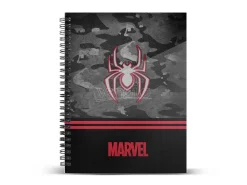 SPIDER-MAN Quaderno A4 Strisce Dark Karactermania