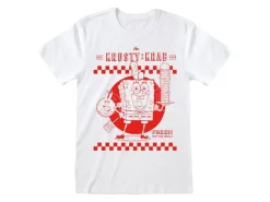 SpongeBob Squarepants T-Shirt Krusty Krab White Heroes Inc