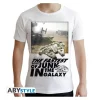 Star Wars - Tshirt "falcon Graphic" Uomo Ss Bianca - New Fit Small