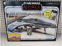 Star Wars: Ahsoka Vintage Collection Vehicle New Republic E-Wing & KE4-N4 Hasbro Scatola Rovinata