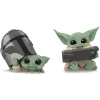 Star Wars The Mandalorian Figura Yoda Bambino Pacchetto con 2 Figure Hasbro