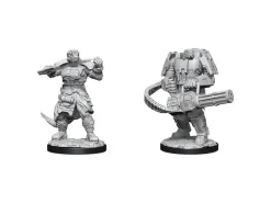 Starfinder Battles Deep Cuts Unpainted Miniatures Vesk Soldier Case (2) Wizkids