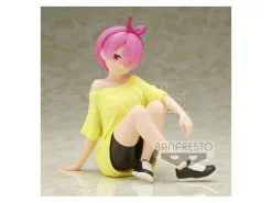 Starting Life In Another World Re:zero Relax Time Ram Training Syle Figura 14cm Banpresto