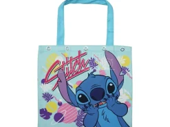 Stitch Borsa Portatutto Blue Con Figure Int.
