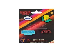 Stranger Things Pins 4-Pack Season 3 Cinereplicas