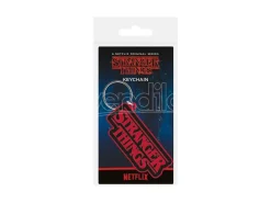 Stranger Things Rubber Portachiavi Logo 6 Cm Pyramid International