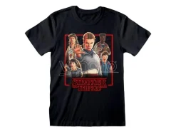 Stranger Things T-Shirt Characters In Glowing Box Heroes Inc