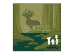 Studio Ghibli Mini Asciugamano Princess Mononoke Shadow Of The Deer God 25 X 25 Cm Marushin