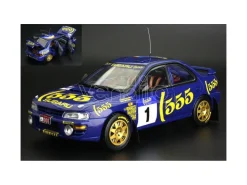 SUNSTAR SS5525 SUBARU IMPREZA 555 N.1 WINNER HONG KONG 1994 BOUME/SIRCOMBE 1:18 Modellino