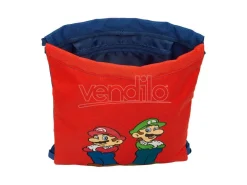 Super Mario Bros Mamma Mia Borsa Palestra 34cm Safta