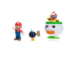 Super Mario Bros Mario E Bowser Jr. Blister Figures 6cm Jakks Pacific