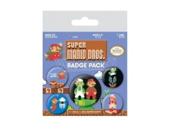 Super Mario Bros. Spilla Badges 5-pack Pyramid International