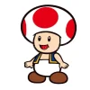 Super Mario Bros Toad 3d Cuscino Nintendo