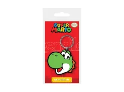 Super Mario Portachiavi in Gomma Yoshi 6 Cm Pyramid International