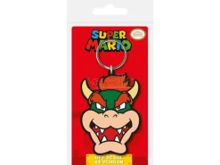 Super Mario Rubber Portachiavi Bowser 6 Cm Pyramid International