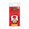 Super Mario Rubber Portachiavi Toad 6 Cm Pyramid International