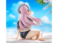 SUPER SONICO SWIMSUIT BLACK COLOR NOODLE STOPPER Figura FURYU